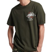 SUPERDRY VINTAGE TANGLED UIB T-SHIRT ΧΑΚΙ SUPERDRY VINTAGE TANGLED UIB T-SHIRT ΧΑΚΙ