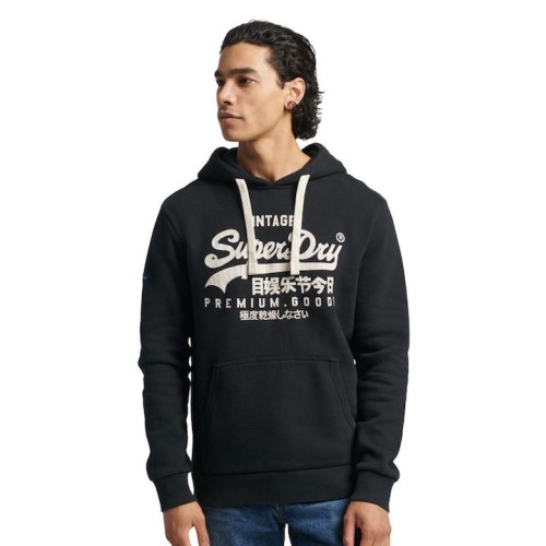 SUPERDRY VINTAGE LOGO HERITAGE ΜΑΥΡΟ