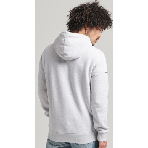 SUPERDRY VINTAGE LOGO HERITAGE HOOD ΓΚΡΙ