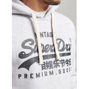 SUPERDRY VINTAGE LOGO HERITAGE HOOD ΓΚΡΙ SUPERDRY VINTAGE LOGO HERITAGE HOOD ΓΚΡΙ