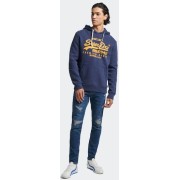 SUPERDRY VINTAGE LOGO HERITAGE HOOD ΜΠΛΕ SUPERDRY VINTAGE LOGO HERITAGE HOOD ΜΠΛΕ