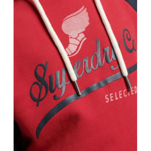 SUPERDRY VINTAGE ACHILLES RAGLAN HOOD ΚΟΚΚΙΝΟ SUPERDRY VINTAGE ACHILLES RAGLAN HOOD ΚΟΚΚΙΝΟ