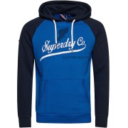SUPERDRY VINTAGE ACHILLES RAGLAN HOOD ΜΠΛΕ SUPERDRY VINTAGE ACHILLES RAGLAN HOOD ΜΠΛΕ