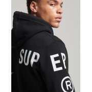 SUPERDRY CODE CL STACKED HOOD ΜΑΥΡΟ SUPERDRY CODE CL STACKED HOOD ΜΑΥΡΟ
