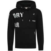 SUPERDRY CODE CL STACKED HOOD ΜΑΥΡΟ SUPERDRY CODE CL STACKED HOOD ΜΑΥΡΟ