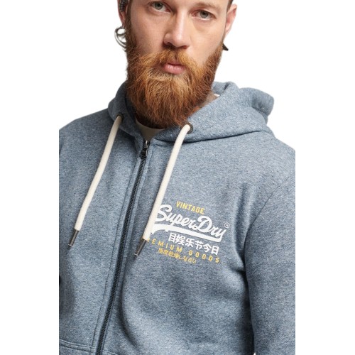 VINTAGE VL CLASSIC ZIPHOOD ΓΚΡΙ VINTAGE VL CLASSIC ZIPHOOD ΓΚΡΙ