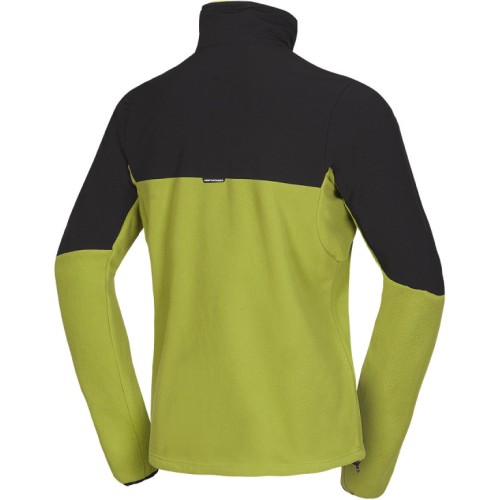 NORTHFINDER CESAR MEN'S FLEECE SWEATER GREEN  ΛΑΧΑΝΙ/ΜΑΥΡΟ