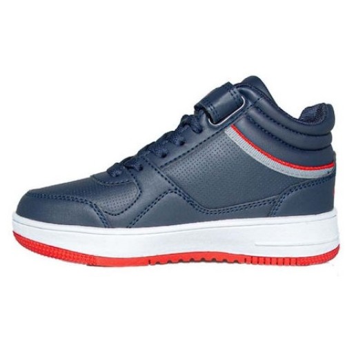 CHAMPION REBOUND VINTAGE MID B ΣΚ. ΜΠΛΕ/ΚΟΚΚΙΝΟ