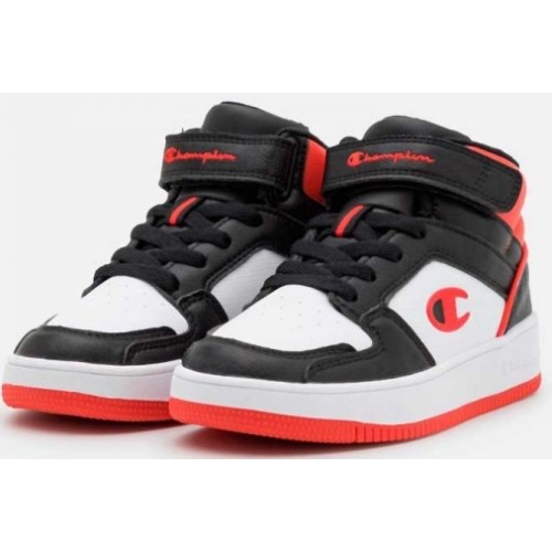 CHAMPION REBOUND 2.0 MID ΜΑΥΡΟ/ΚΟΚΚΙΝΟ/ΛΕΥΚΟ CHAMPION REBOUND 2.0 MID ΜΑΥΡΟ/ΚΟΚΚΙΝΟ/ΛΕΥΚΟ