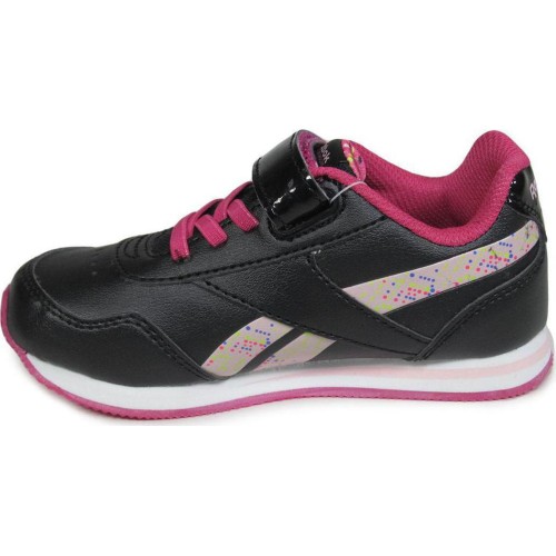 REEBOK GLOBE CLASSIC INFANTS ΡΟΖ/ΜΑΥΡΟ